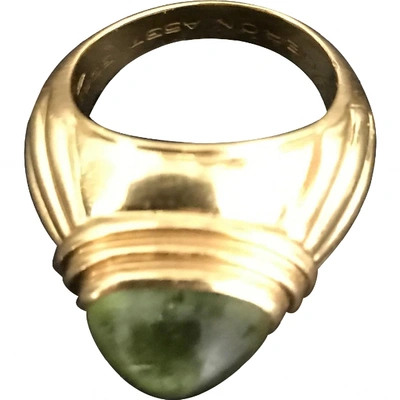 Pre-owned Boucheron White Gold Ring In Green