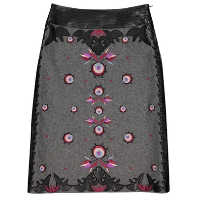 Pre-owned Vilshenko Wool Mid-length Skirt In Anthracite
