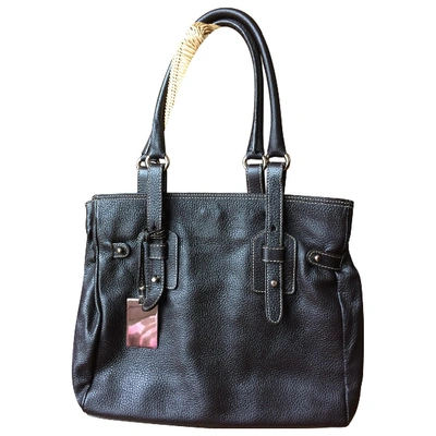 Pre-owned Furla Leather Tote In Brown