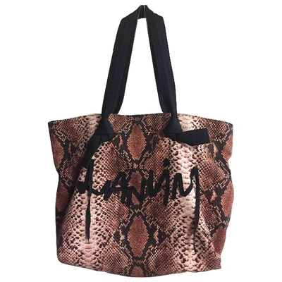 Pre-owned Lanvin Tote In Brown