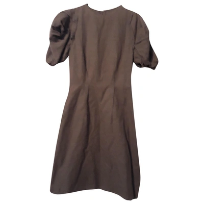 Pre-owned Lanvin Mid-length Dress In Grey