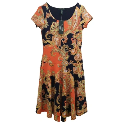 Pre-owned Lauren Ralph Lauren Mid-length Dress In Orange