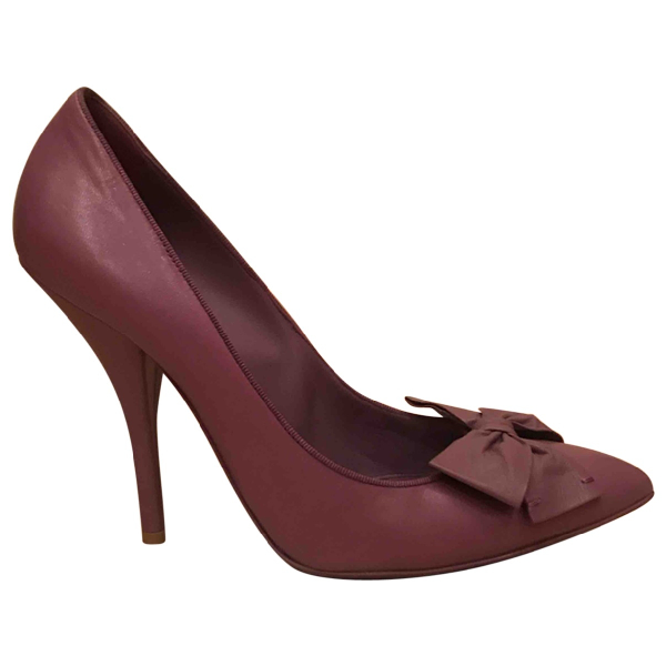 netted bottega heels
