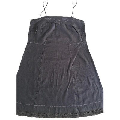 Pre-owned Zadig & Voltaire Mini Dress In Anthracite