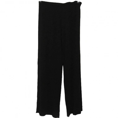 Pre-owned Jean Paul Gaultier Trousers In Black