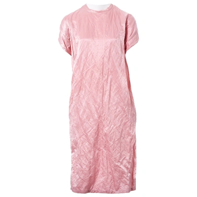 Pre-owned Sies Marjan Mid-length Dress In Pink