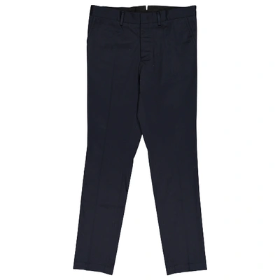 Pre-owned Lanvin Slim Pants In Navy