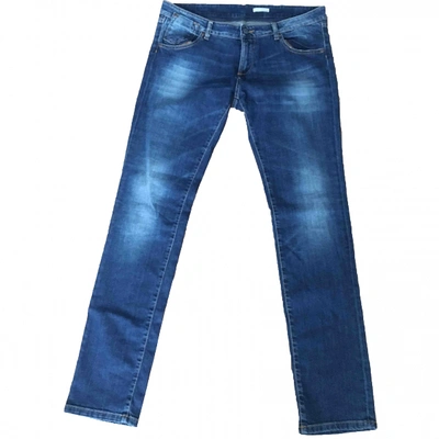 Pre-owned Daniele Alessandrini Slim Jeans In Blue