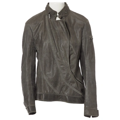 Pre-owned Nina Ricci Biker Jacket In Grey