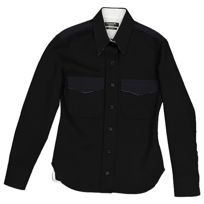 Pre-owned Calvin Klein Wool Shirt In Black