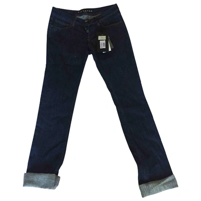 Pre-owned John Richmond Straight Jeans In Blue