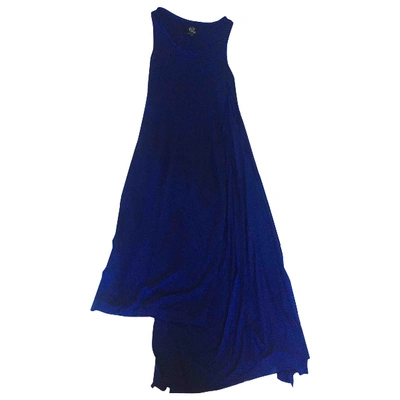 Pre-owned Mcq By Alexander Mcqueen Maxi Dress In Blue