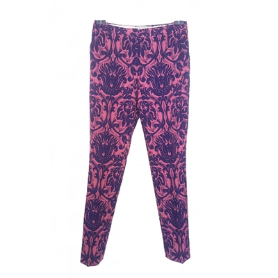 Pre-owned Paul Smith Wool Trousers In Multicolour