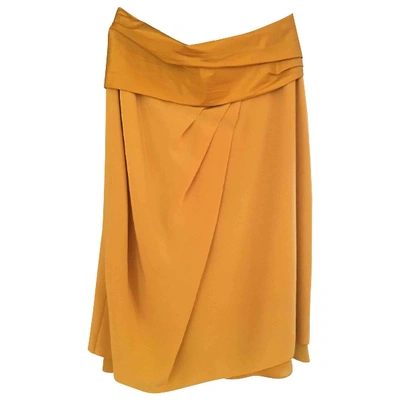 Pre-owned Louis Vuitton Silk Mid-length Skirt In Other