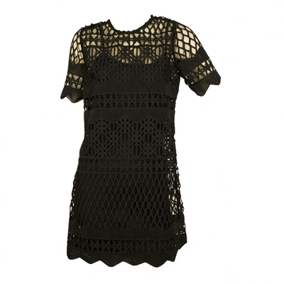 Pre-owned Kendall + Kylie Mini Dress In Black