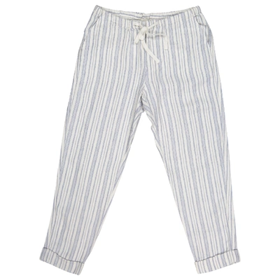 Pre-owned Joie Linen Straight Pants In White