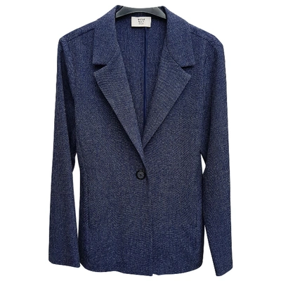 Pre-owned Maryam Nassir Zadeh Blue Polyester Jacket