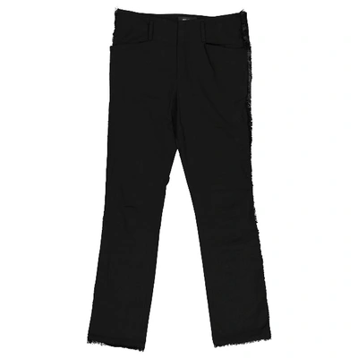 Pre-owned Isabel Marant Linen Straight Pants In Black