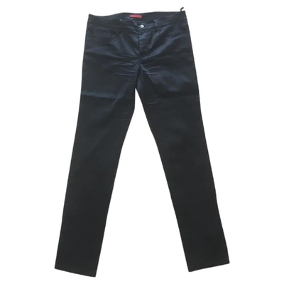 Pre-owned Prada Large Pants In Black