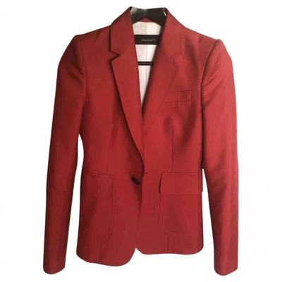 Pre-owned Dsquared2 Red Synthetic Jacket