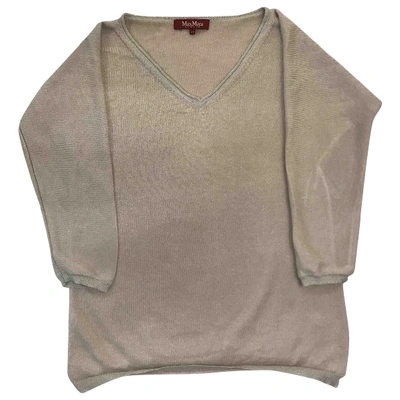 Pre-owned Max Mara Jumper In Gold