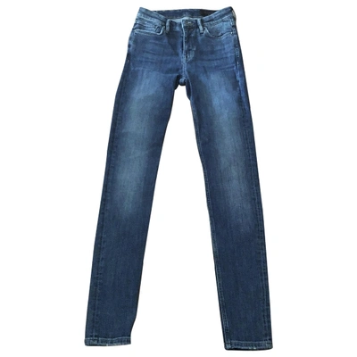 Pre-owned Allsaints Blue Cotton Jeans