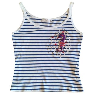 Pre-owned Blumarine Camisole In Blue