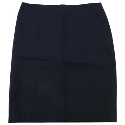 Pre-owned Akris Mid-length Skirt In Navy