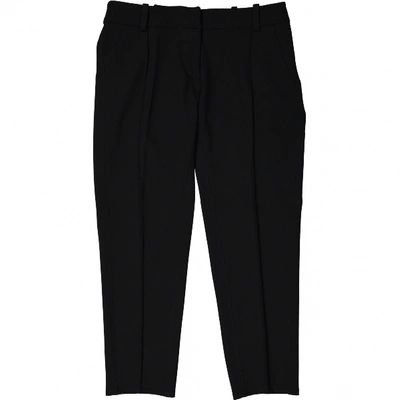 Pre-owned Balenciaga Wool Trousers In Black