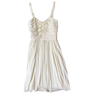 Pre-owned Cacharel Mid-length Dress In White