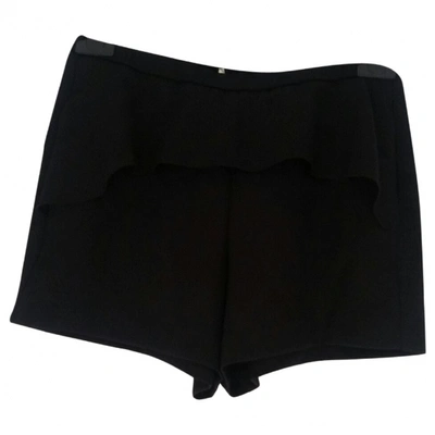 Pre-owned Maje Black Polyester Shorts