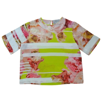 Pre-owned Preen Silk Blouse In Multicolour