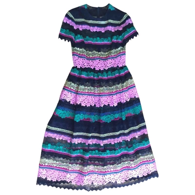 Pre-owned Valentino Mid-length Dress In Multicolour