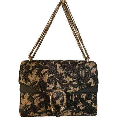 Pre-owned Gucci Dionysus Black Cloth Handbag