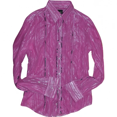 Pre-owned Roberto Cavalli Shirt In Pink
