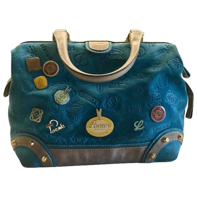 Pre-owned Loewe Handbag In Blue
