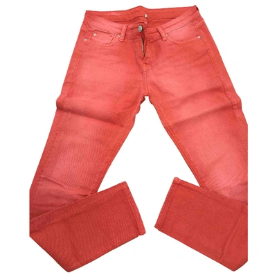 Pre-owned Iro Jeans In Orange