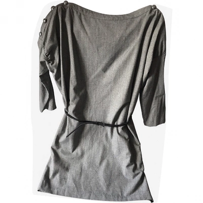 Pre-owned Paul & Joe Mini Dress In Grey