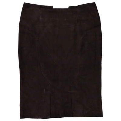 Pre-owned Tom Ford Mid-length Skirt In Brown