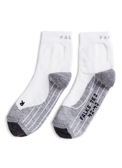 Falke 'te2 Short' Tennis Ankle Socks In White