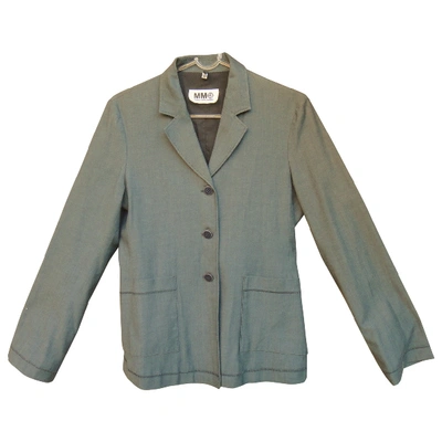 Pre-owned Maison Margiela Wool Suit Jacket In Grey