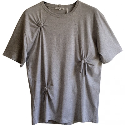 Pre-owned Helmut Lang Grey Cotton Top
