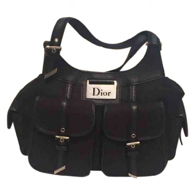 Pre-owned Dior Cloth Bag In Black