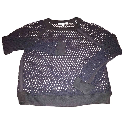 Pre-owned Elizabeth And James Black Polyester Top