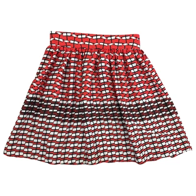 Pre-owned Tara Jarmon Mini Skirt In Multicolour