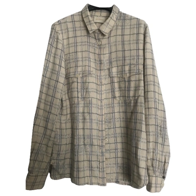 Pre-owned Zadig & Voltaire Shirt In Beige