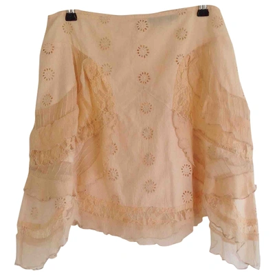 Pre-owned Antik Batik Mini Skirt In Pink