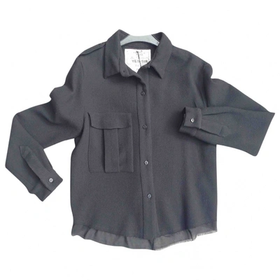 Pre-owned Filles À Papa Wool Shirt In Black