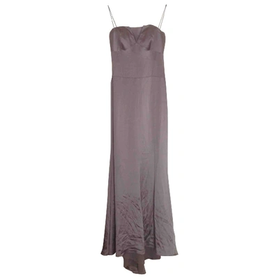 Pre-owned Vera Wang Silk Maxi Dress In Other