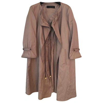 Pre-owned Dsquared2 Trench Coat In Beige